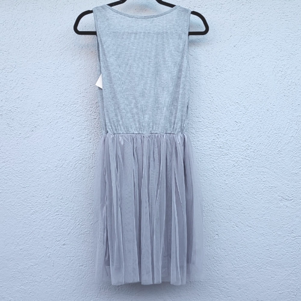 O2 Collection Ribbed Tank Tulle Dress - Picture 4 of 14